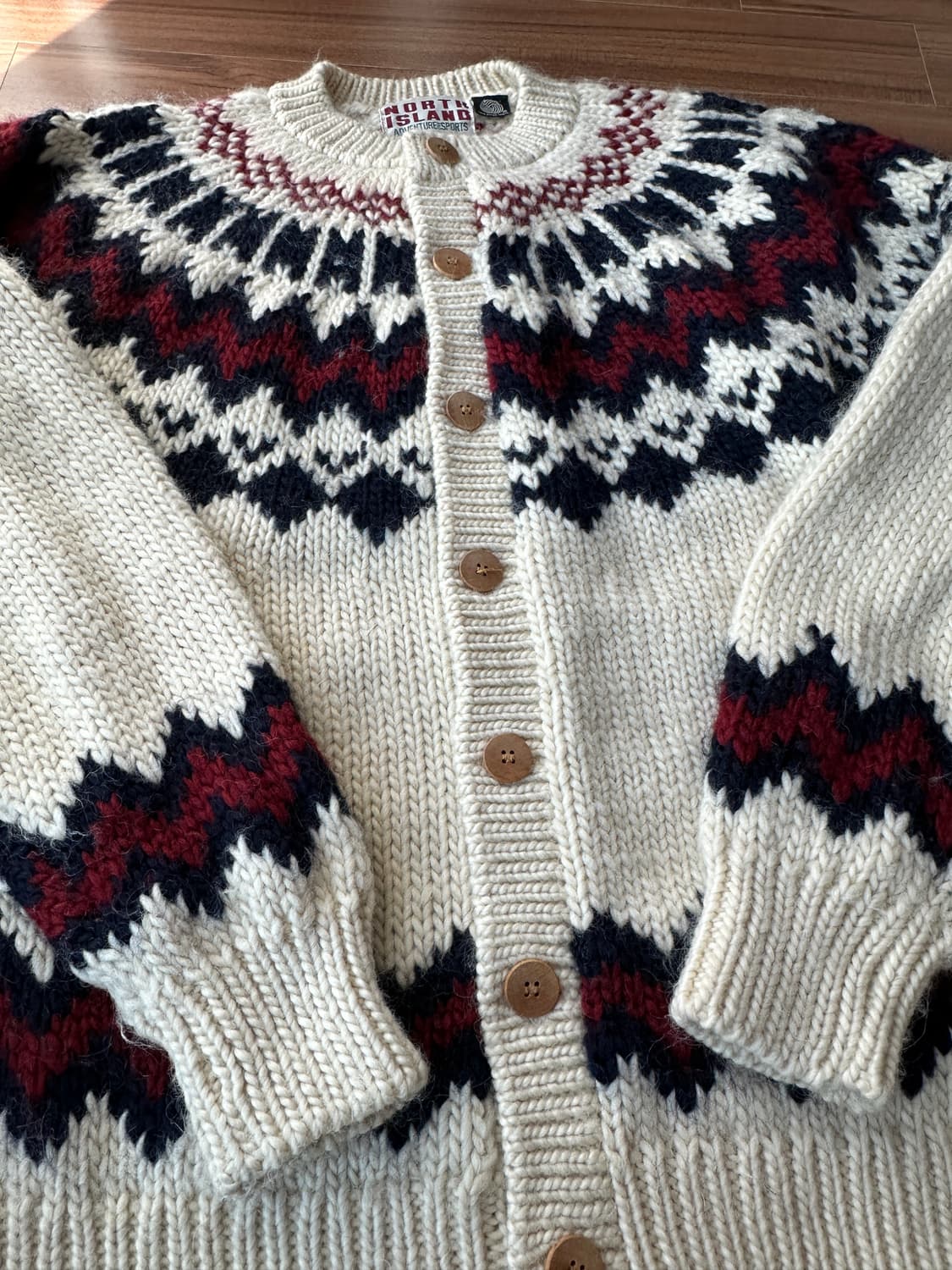 노르딕 페어아일 울 헤비니트 가디건 L 상품이미지6