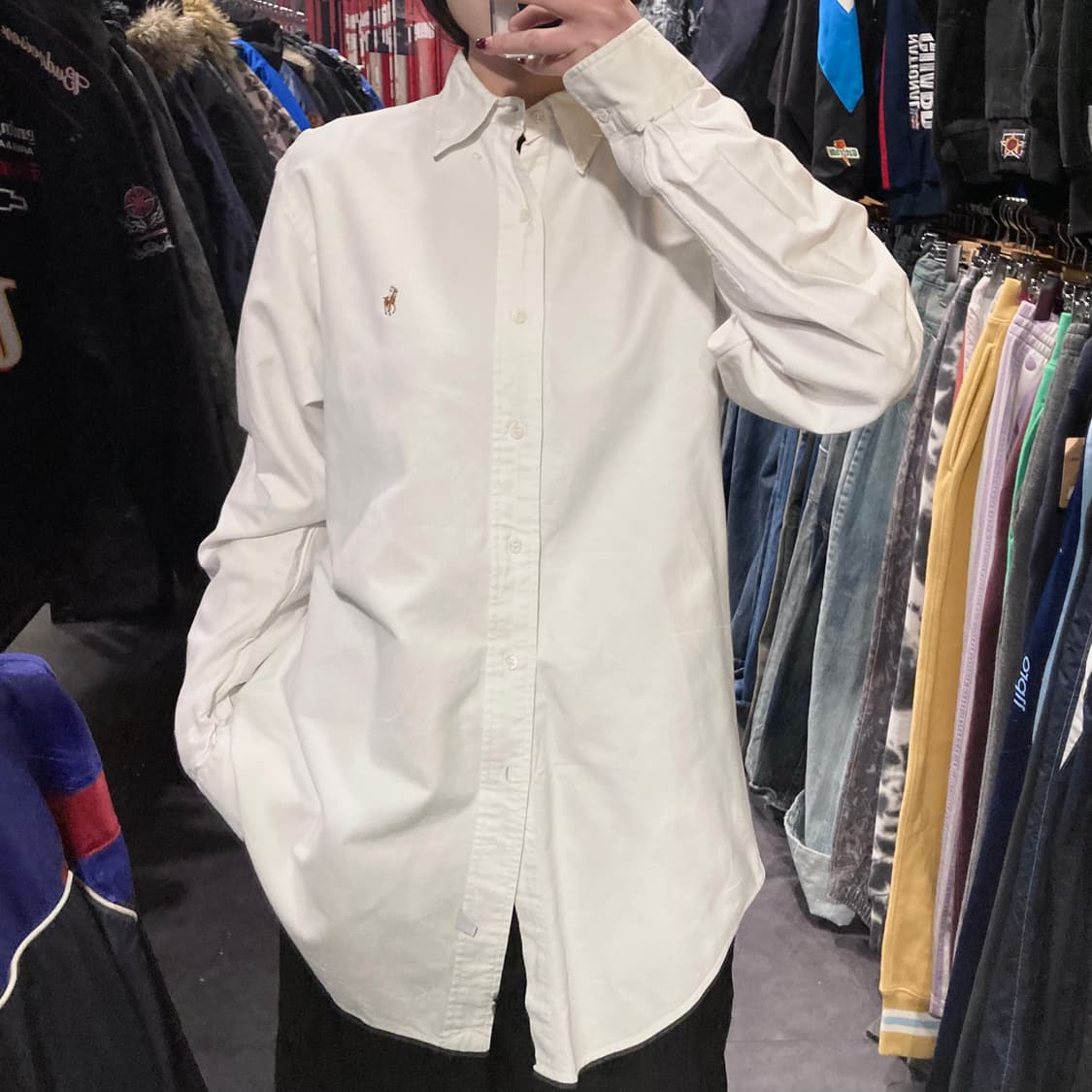 [IM] 폴로 랄프로렌 멀티 포니 화이트셔츠 상품이미지2