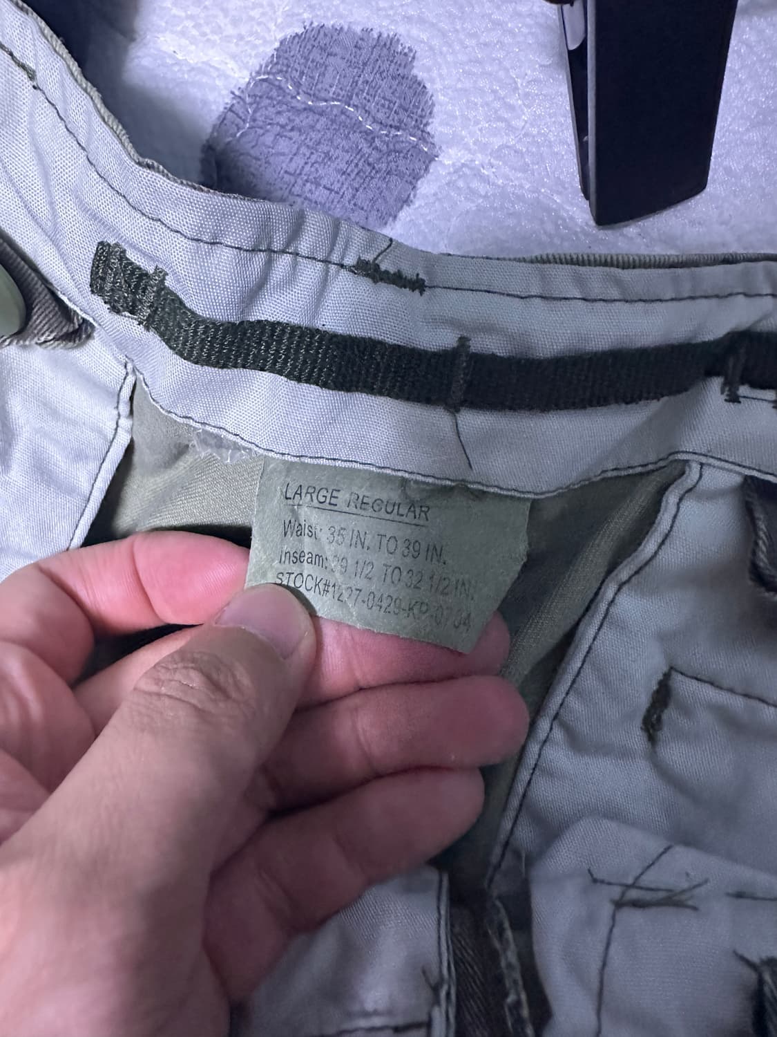 [L] 빈티지 M-65 카모 팬츠 상품이미지4