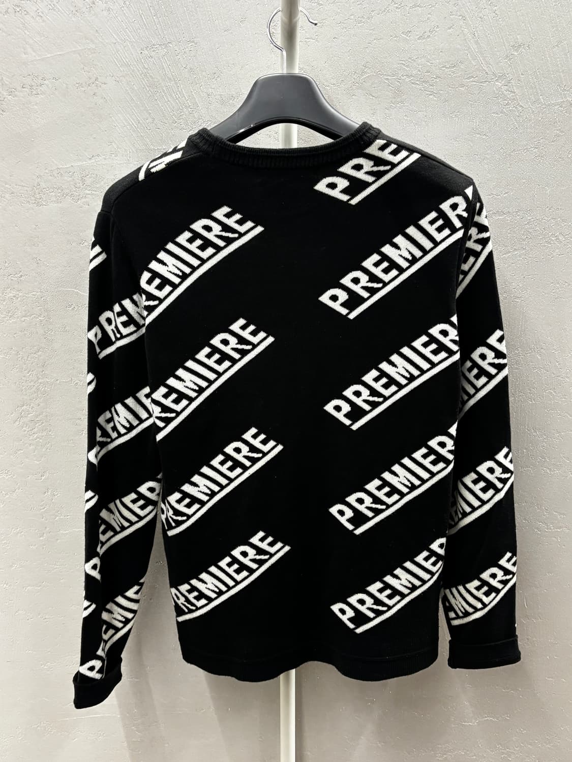 지오송지오 PREMIERE 블랙 니트 100 상품이미지7