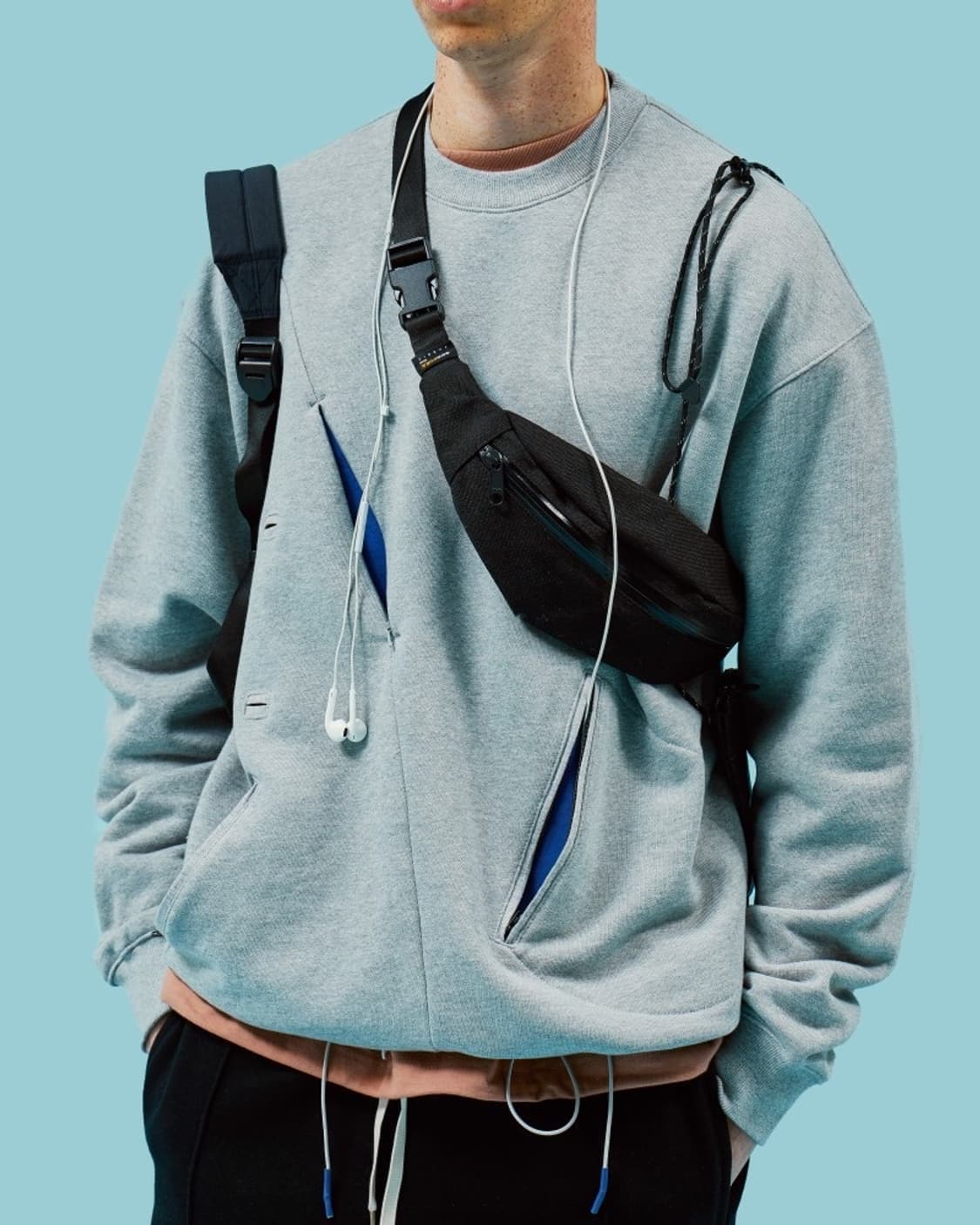 유니폼브릿지 펜필드 포켓 맨투맨 XL 상품이미지1