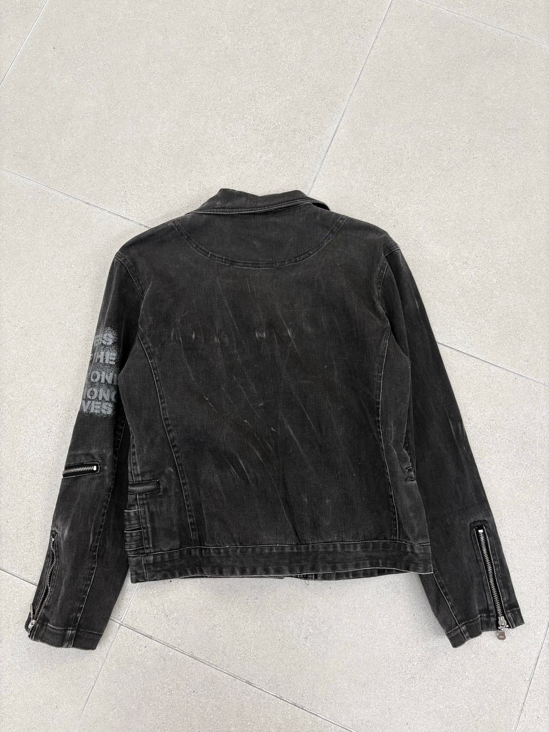 in the attic 데님 라이더 자켓 상품이미지6