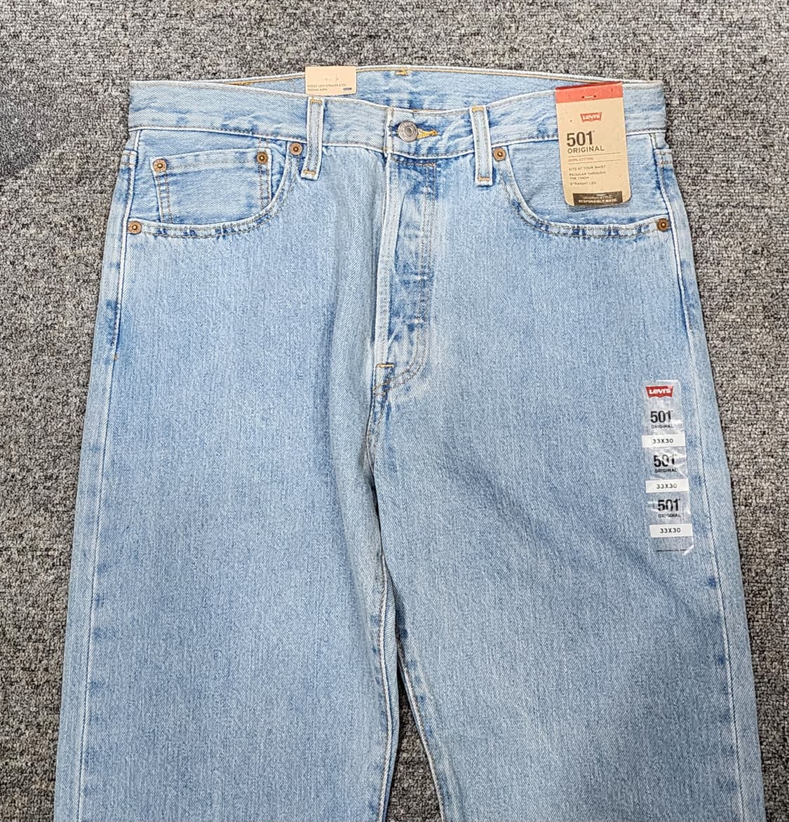 리바이스 501 오리지널 진 데님 팬츠 청바지 33 x 30 상품이미지3