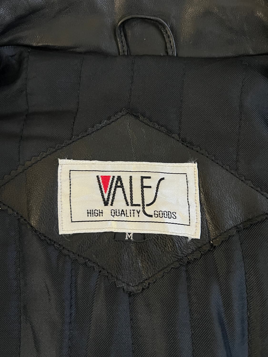 빈티지 블랙 램스킨 하이넥 레더 자켓 상품이미지5