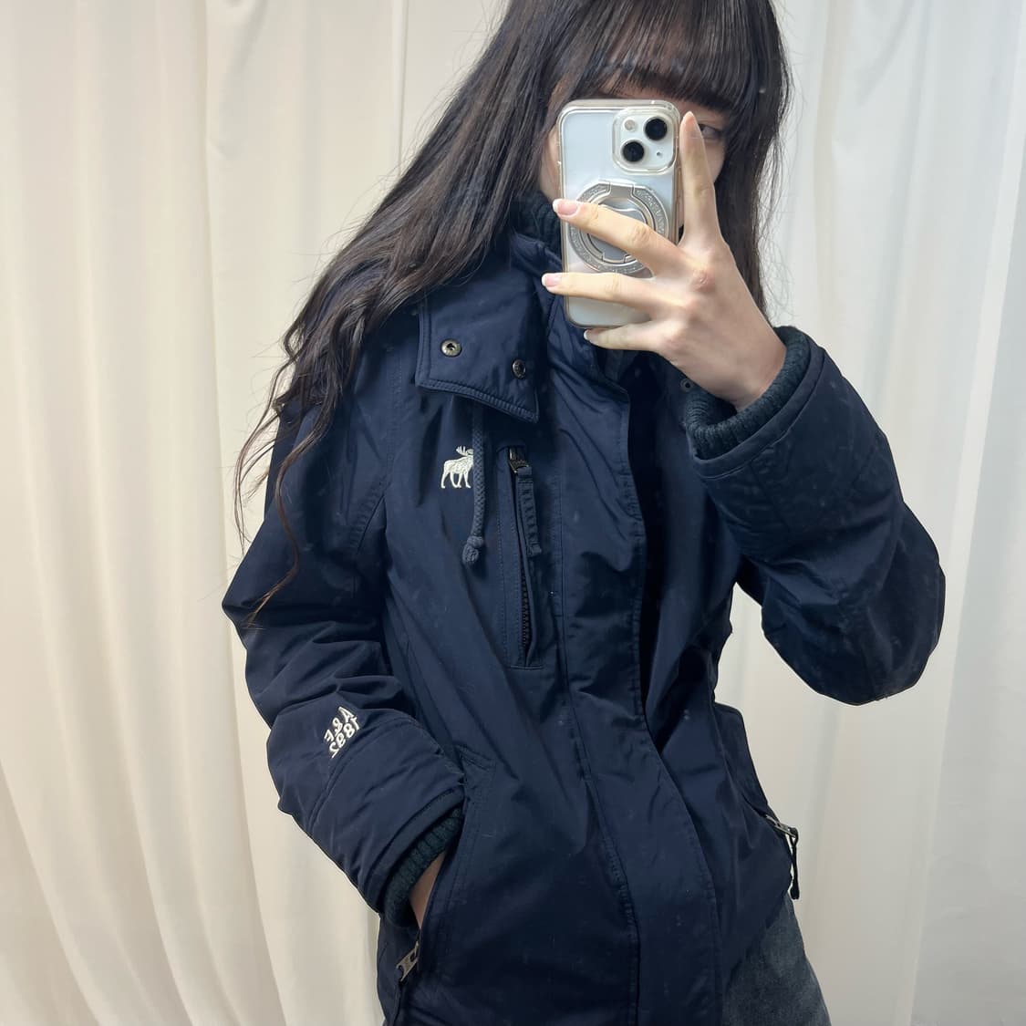 Abercrombie Navy Jumper 상품이미지2