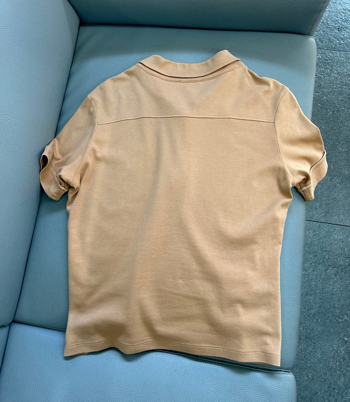 셀린느 체인 디테일 카라 반팔티셔츠(XL) 상품이미지6