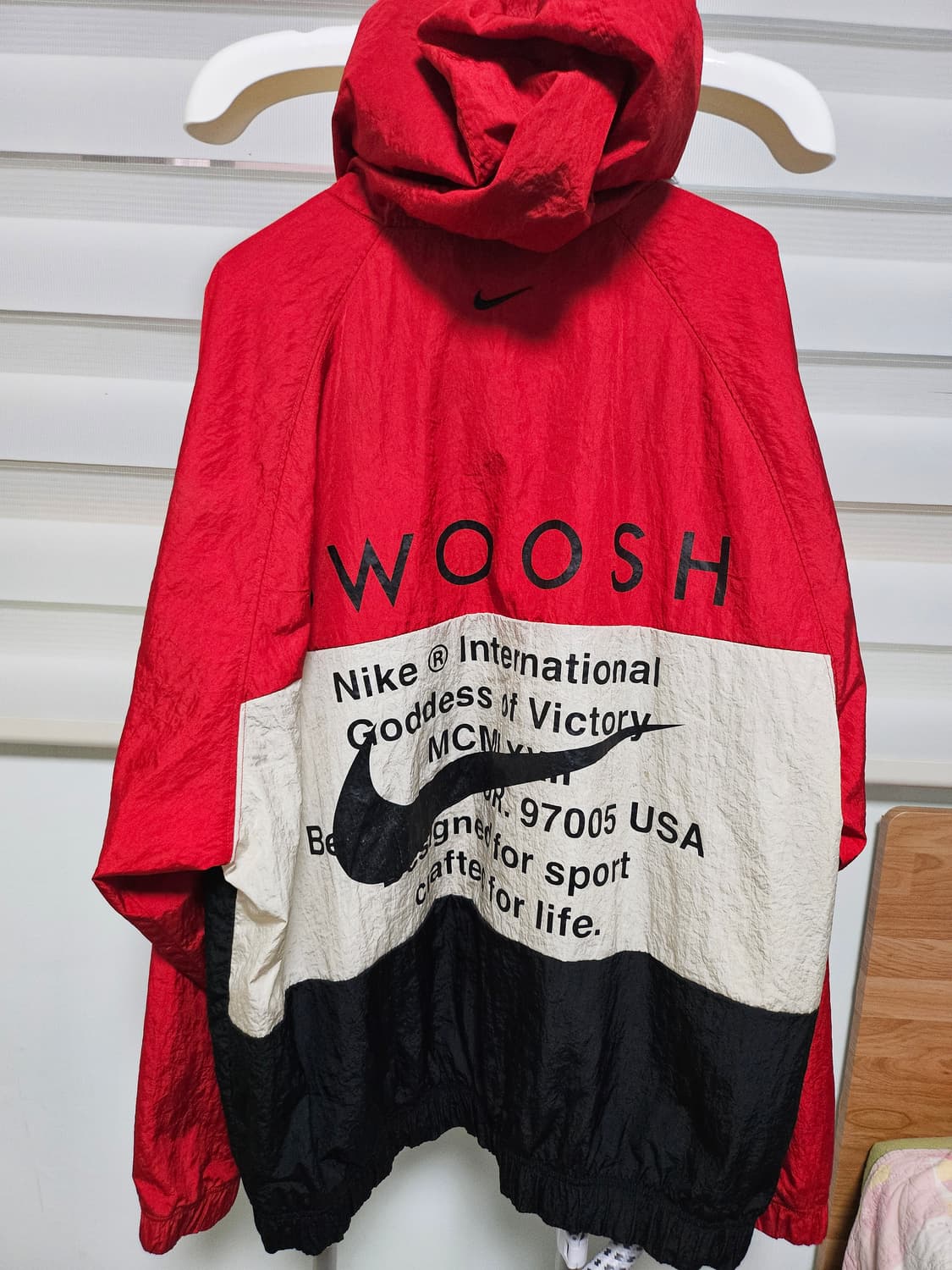 나이키 더블 스우시 바람막이 XL 상품이미지2