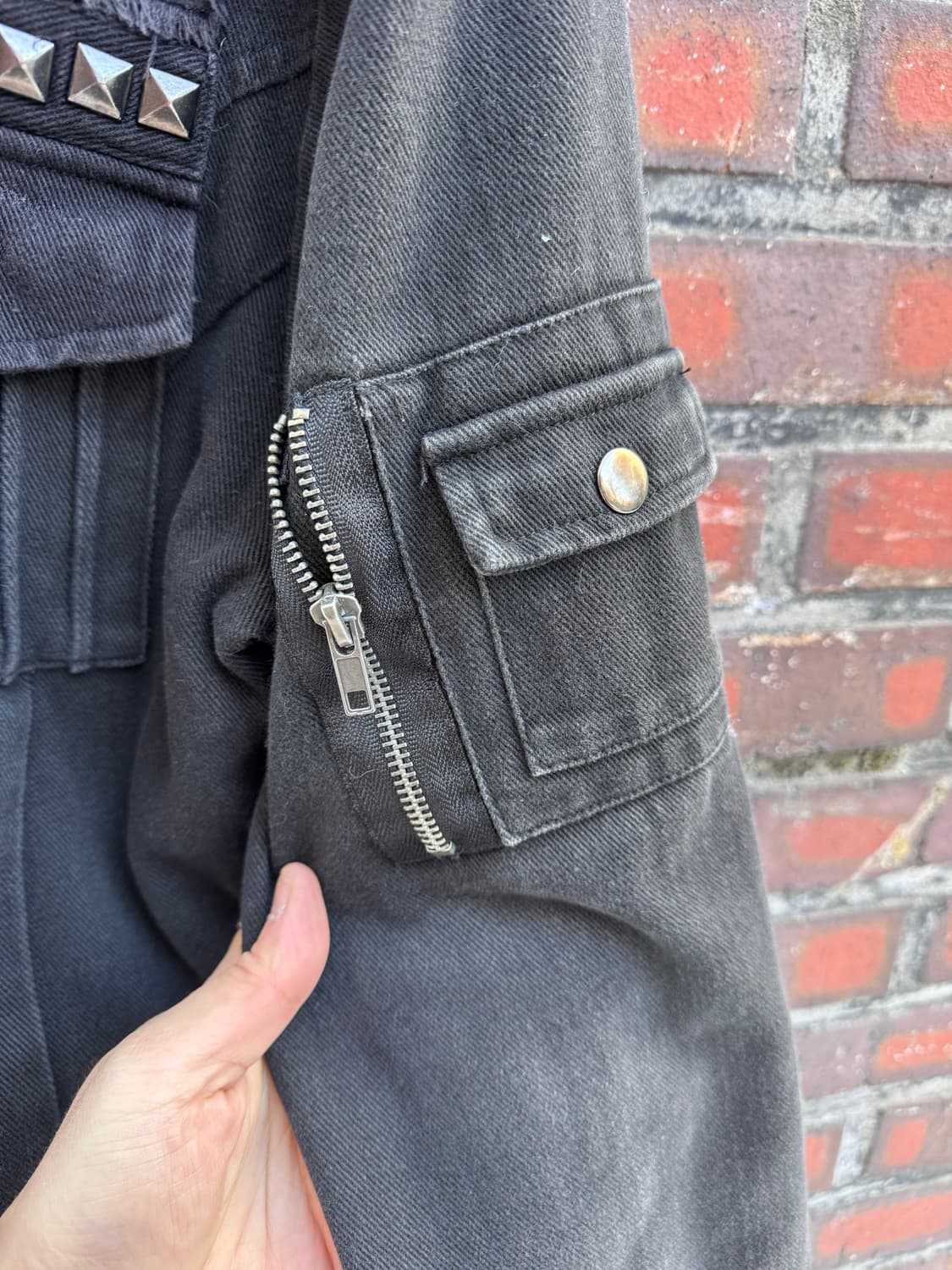 sexpot revenge 고딕 펑크 퍼 후드 자켓  상품이미지10