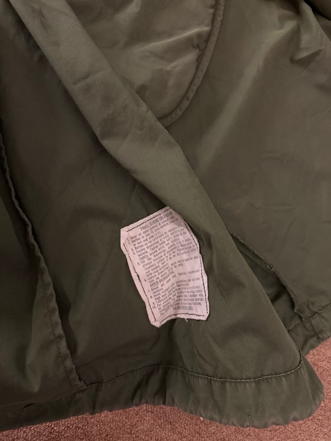 70s m65 피쉬테일 개파카 M/L 상품이미지4