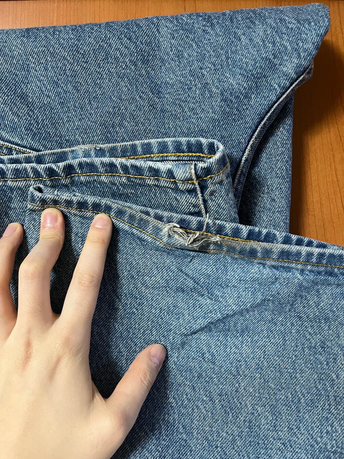 슈프림 배기진 중청 34 상품이미지3