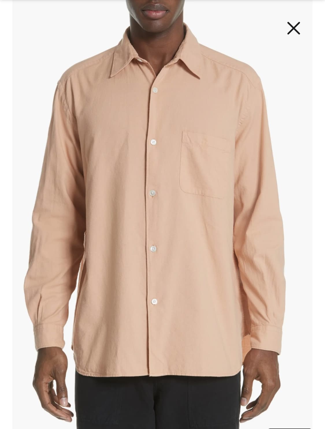 아워레가시 이니셜 셔츠 아프리콧 48 상품이미지5