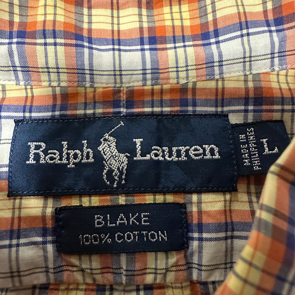 POLO RALPH LAUREN half shirt check 상품이미지4