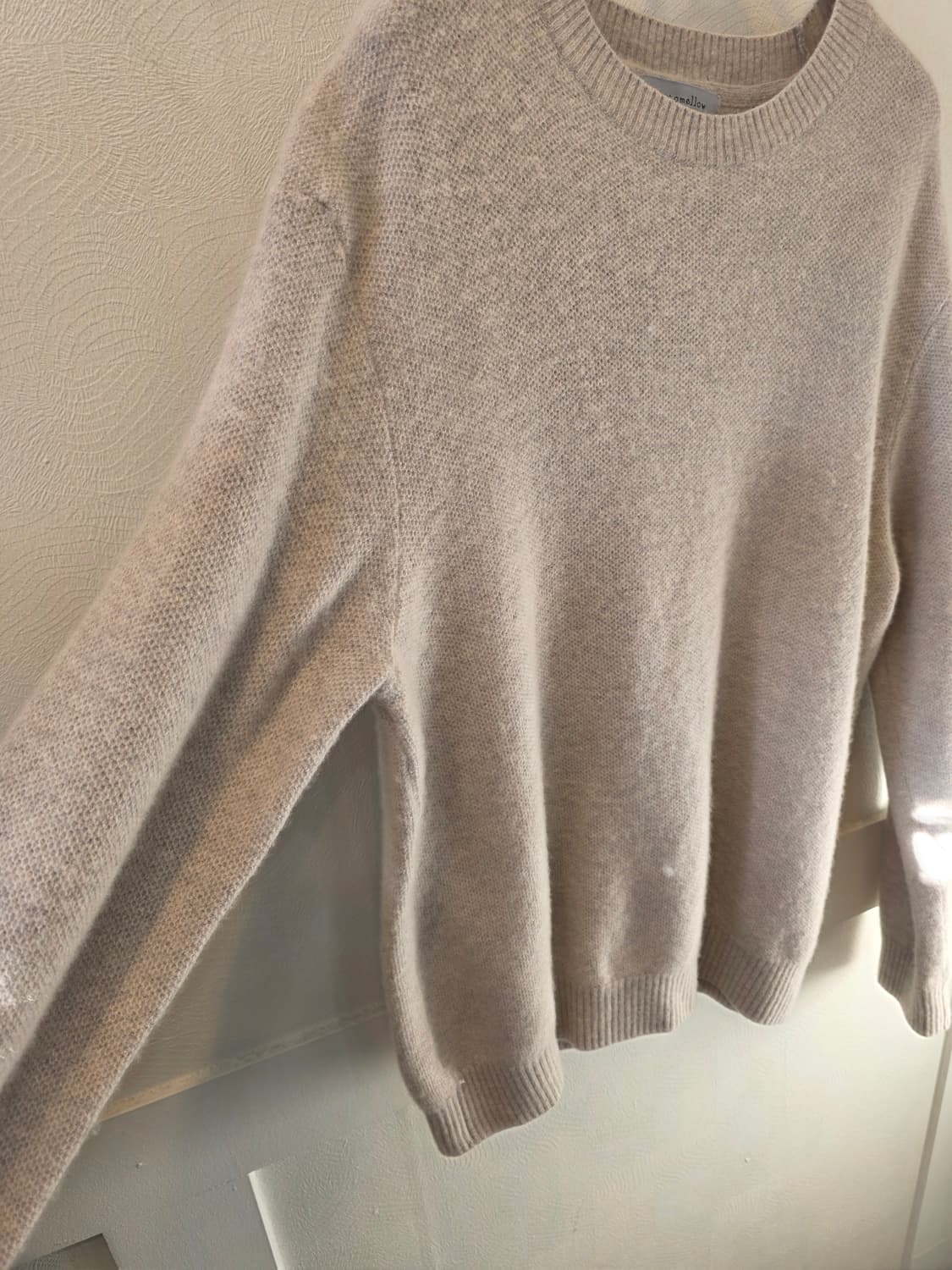 커스텀멜로우 베이지 니트 상품이미지3