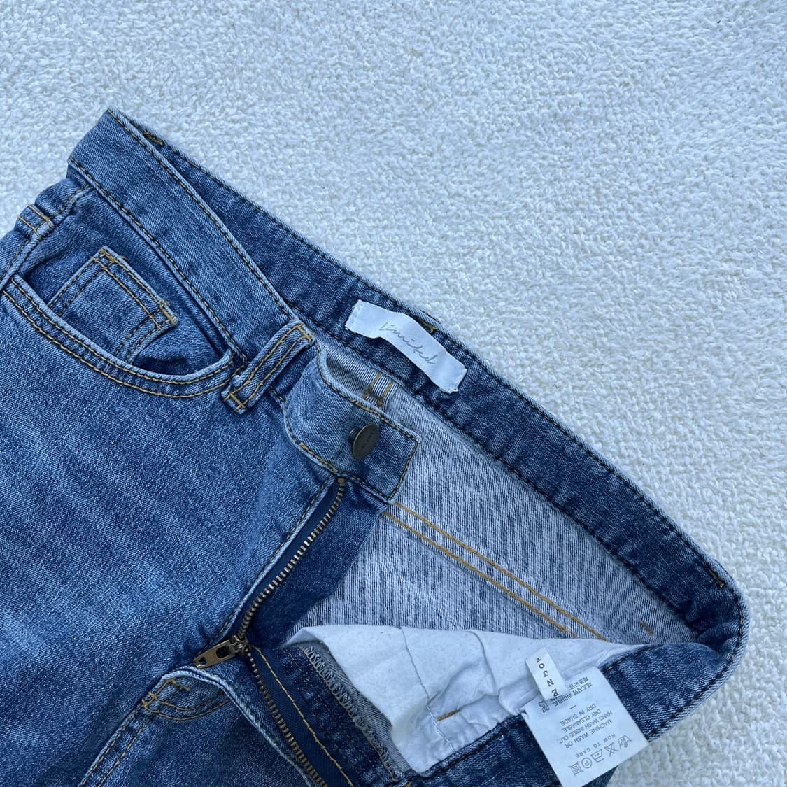 26 빈티지 여성 컷팅 데님 0330M 상품이미지2