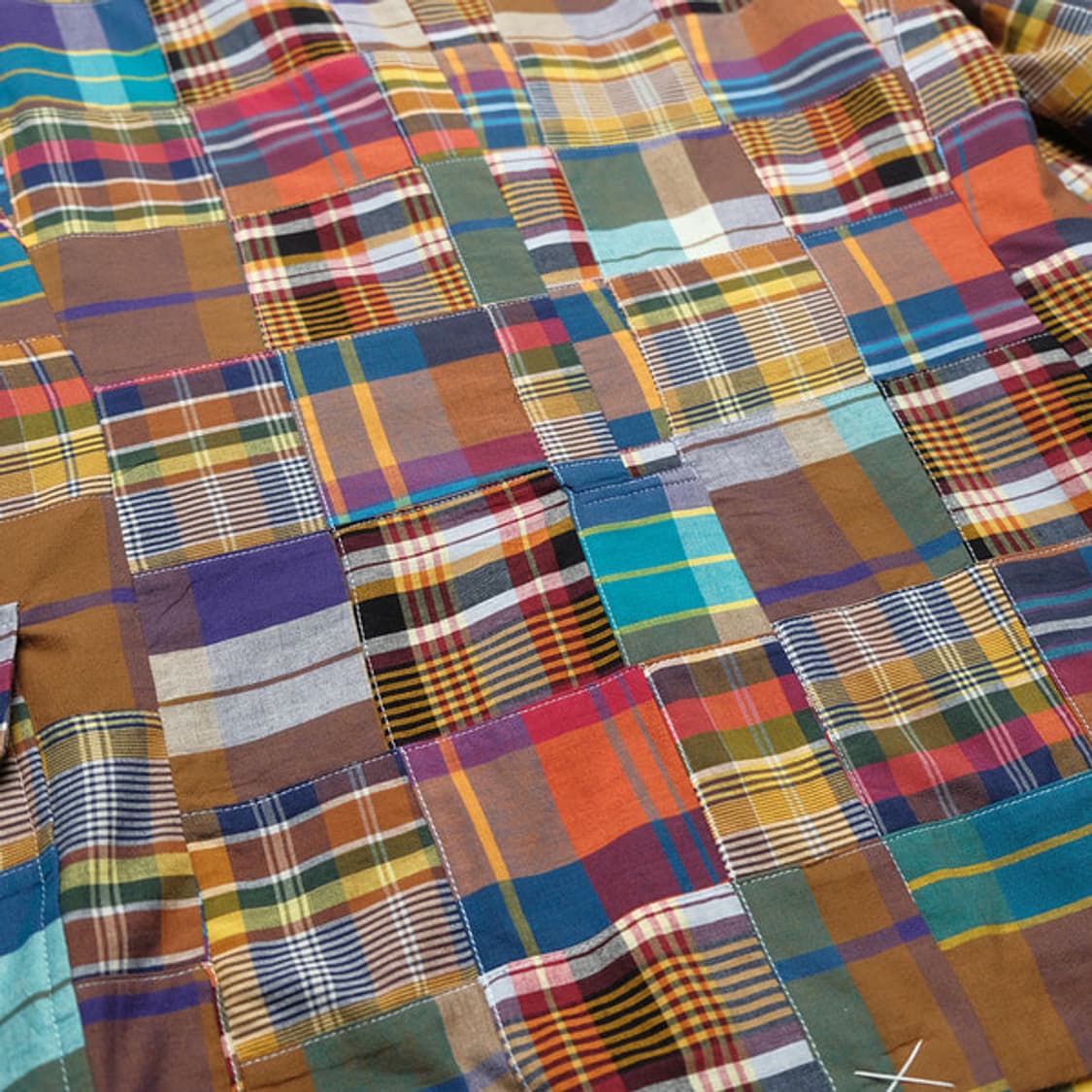 X블루블루 madras patchwork blazer 상품이미지9