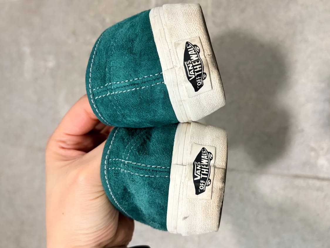 반스 어센틱 그린 스웨이드 225 상품이미지2