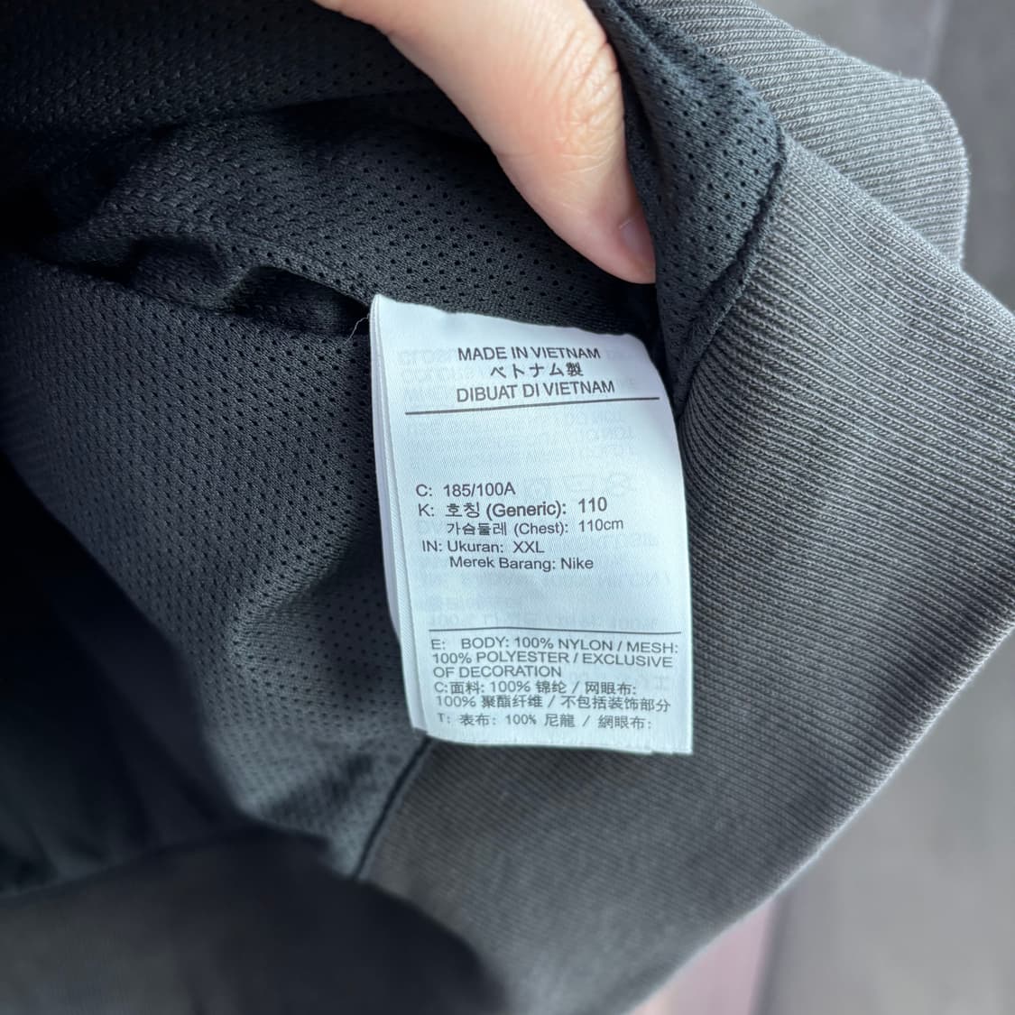 나이키 윈드러너 바람막이 블랙 상품이미지3