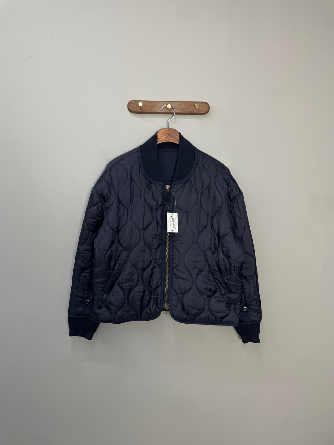 라퍼지스토어 네이비 숏 퀄팅 자켓 H1845 상품이미지2