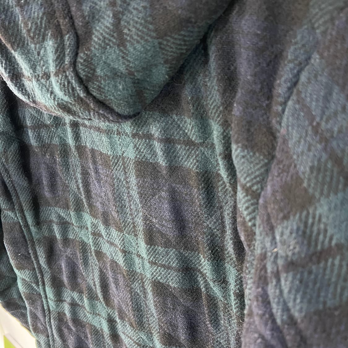 [XL] 글로벌워크 블랙와치 더플코트 상품이미지6