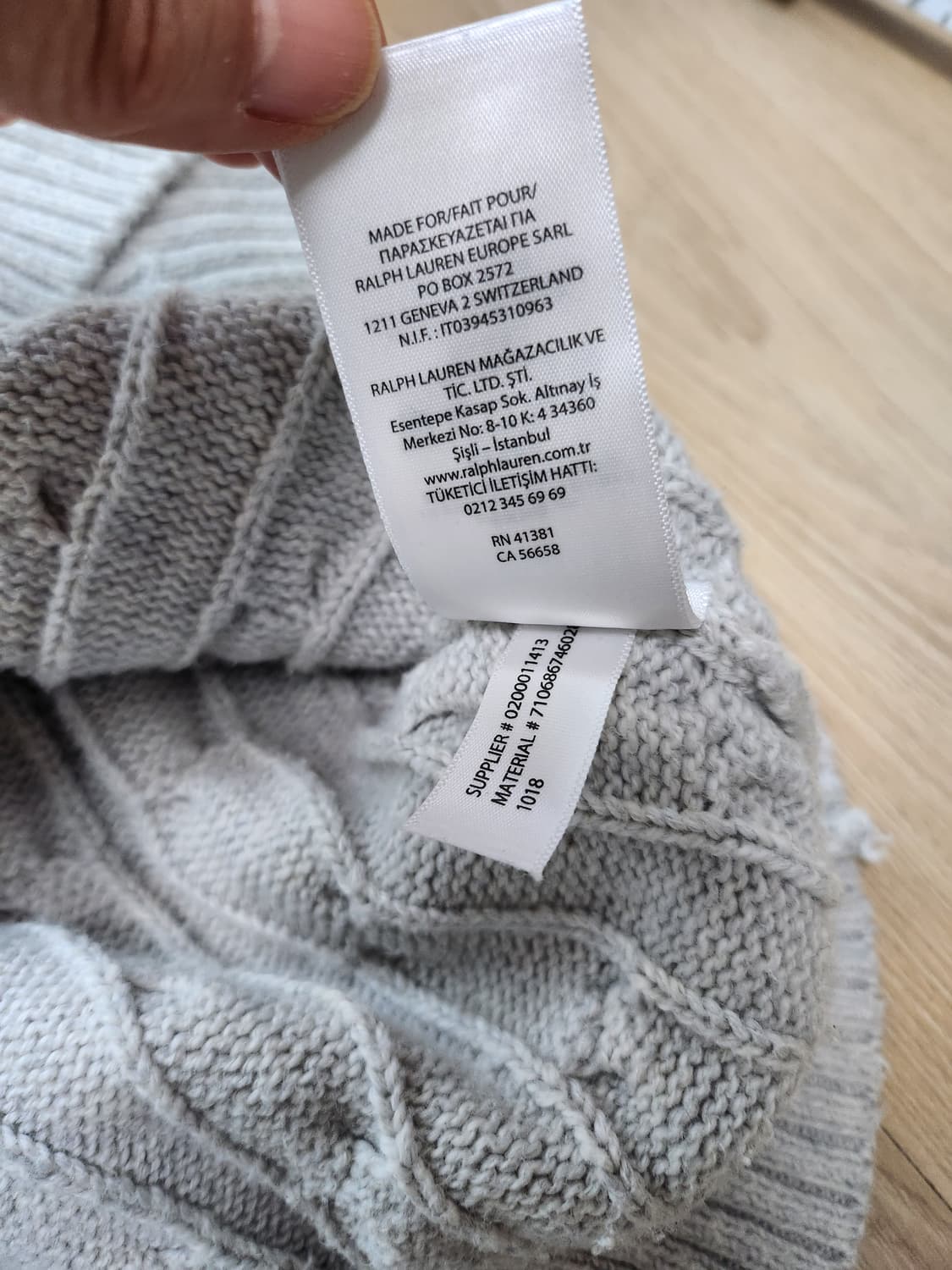 폴로랄프로렌 케이블니트 (L 상품이미지8
