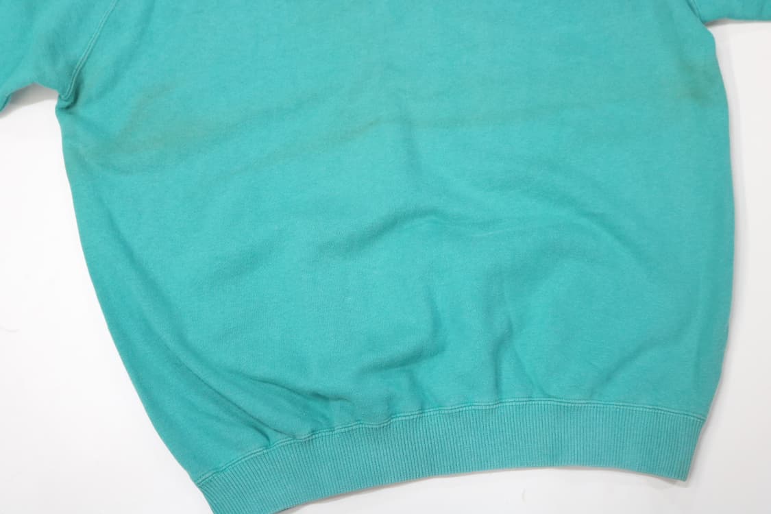  디즈니랜드 80s 빈티지 미키 마우스 자수 민트 맨투맨 (LL) 상품이미지9