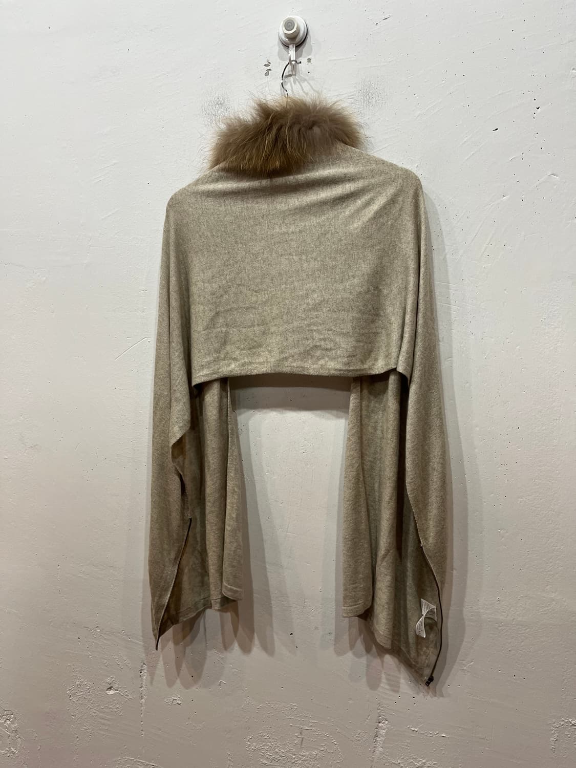 goa 고아 핀라쿤 퍼 캐시미어 블렌디드 숄 상품이미지4