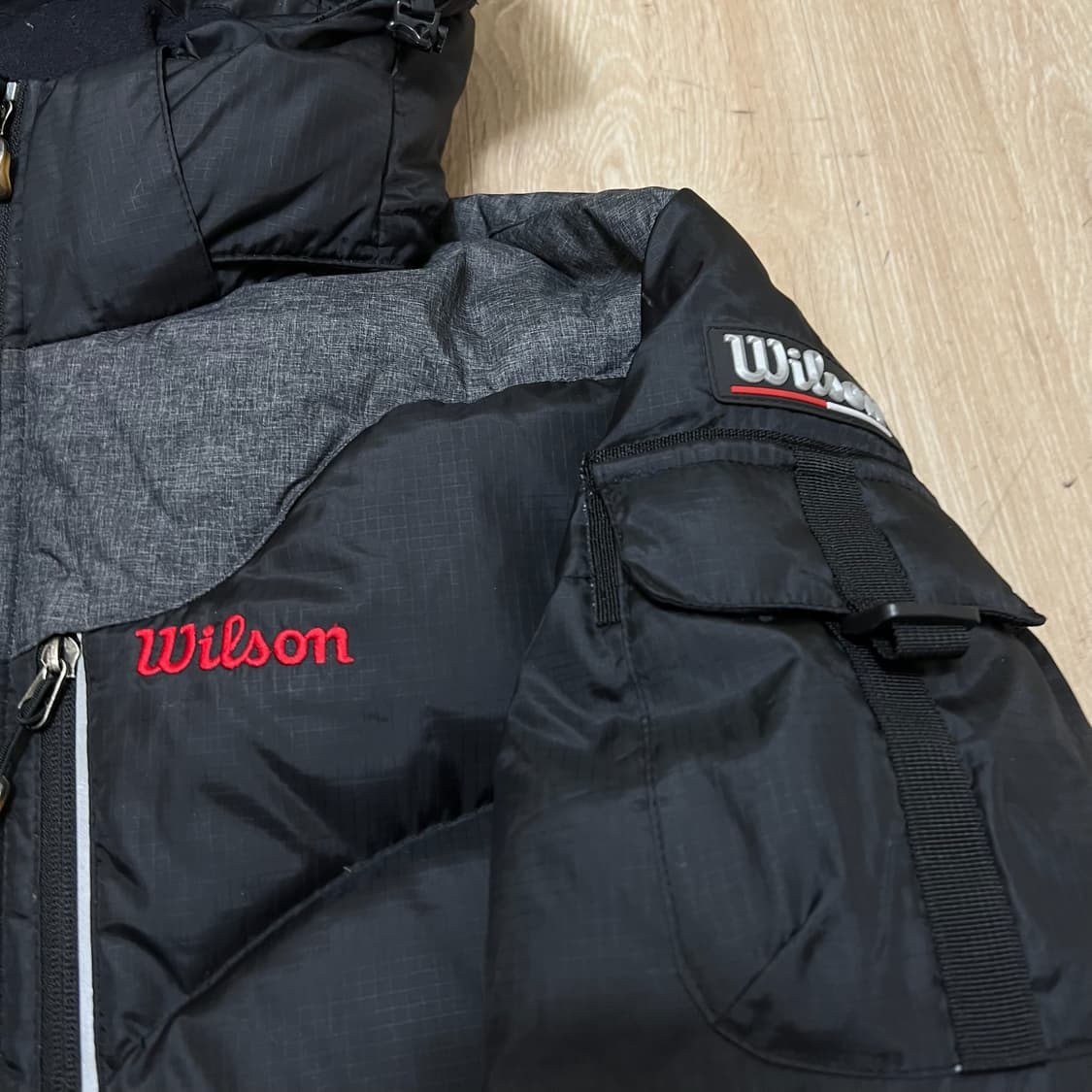 윌슨 남성 로고 덕다운 푸퍼 패딩 L/100  상품이미지3