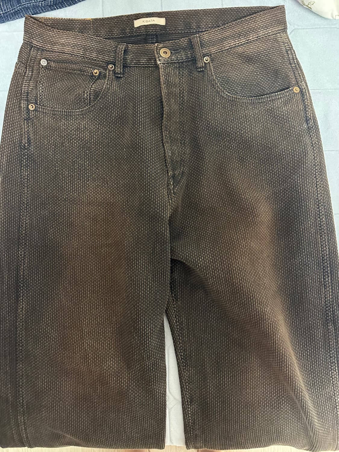 키바타 KIBATA 사시코 팬츠 카키시부 4사이즈 상품이미지4