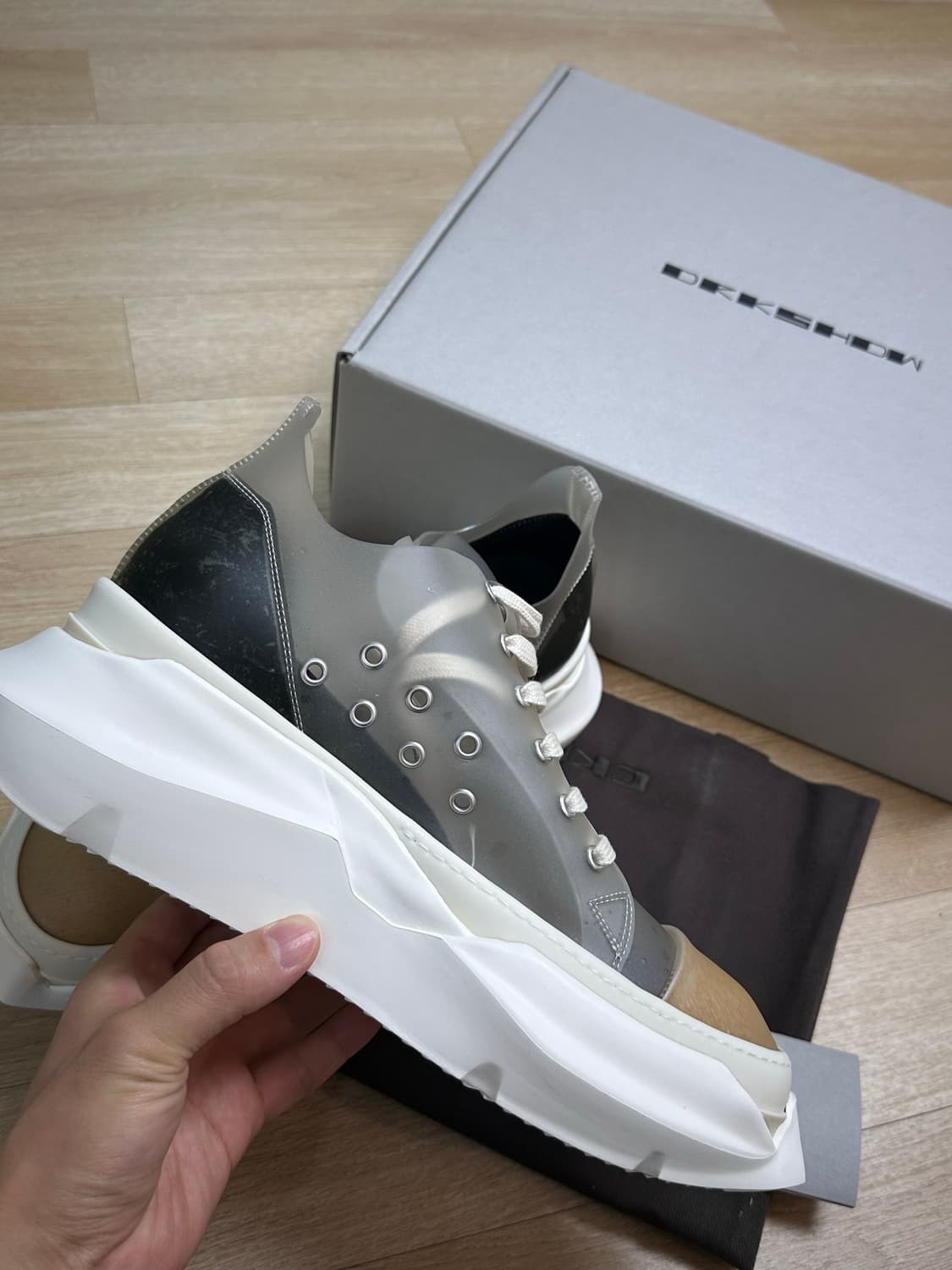 [43.5] 릭오웬스 앱스트랙트 컨버스 로우 상품이미지3