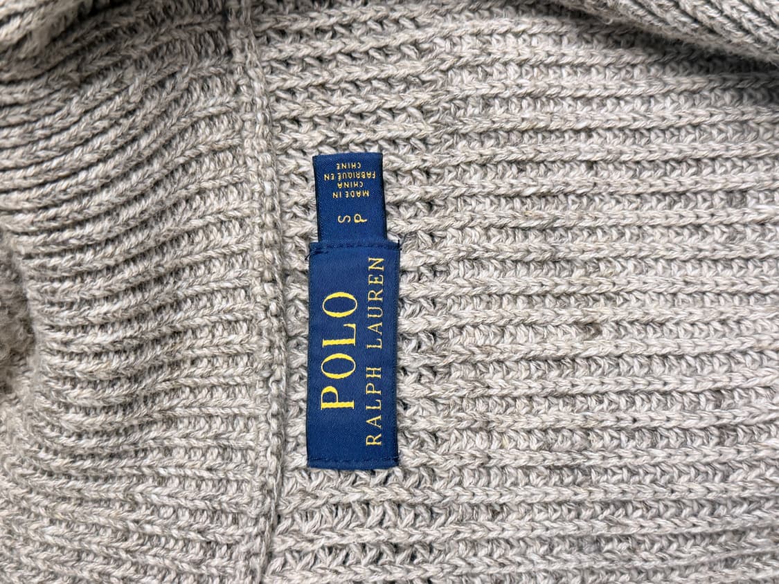 정품 랄프로렌 숄카라 남자 가디건 (신세계 본점 도장 ㅇ) 상품이미지4