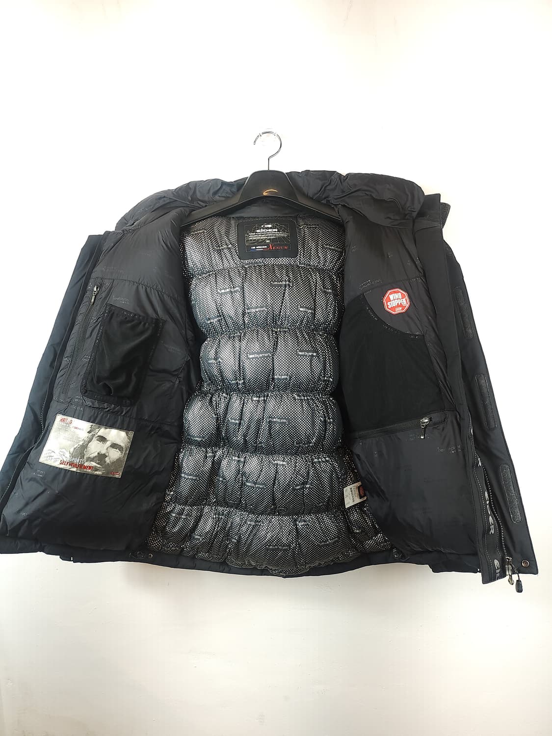 아이더 윈드스토퍼 기능성 구스패딩 블랙 90-95 S 상품이미지8