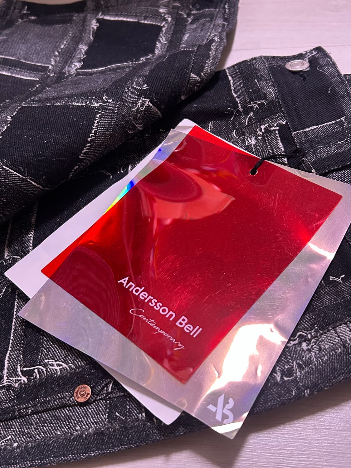 엔더슨벨 패치워크 데님 팬츠 상품이미지3