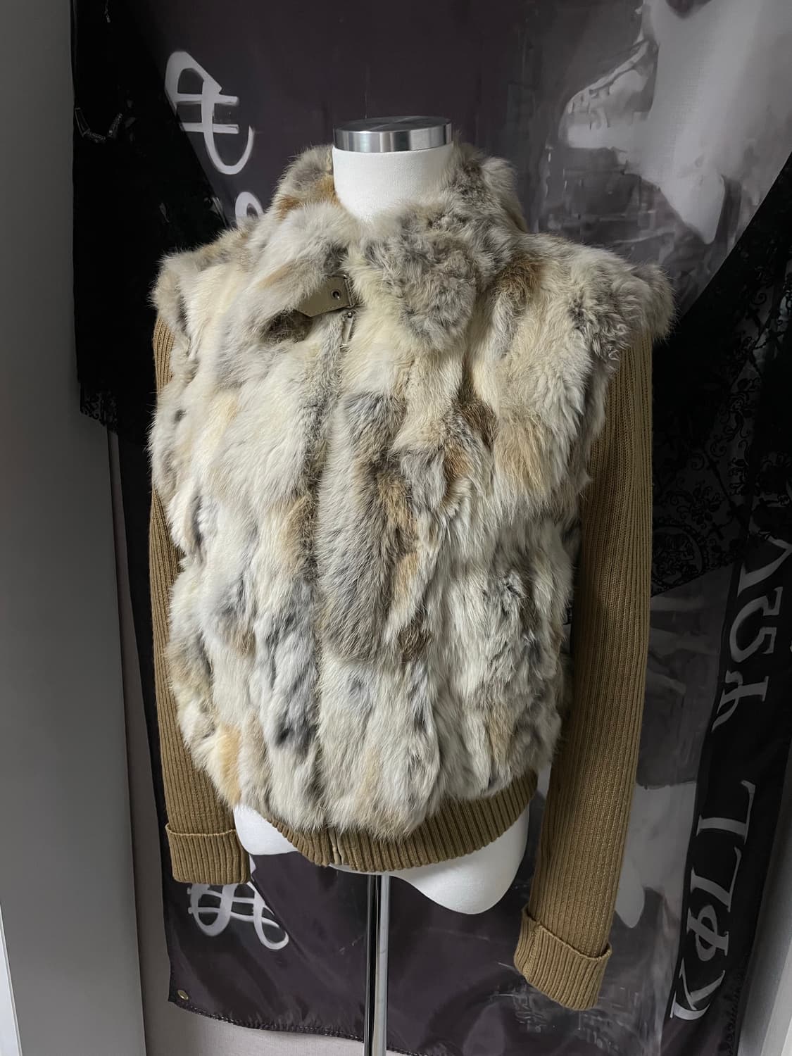 래빗퍼 니트집업 빈티지오네갸루모리걸스즈코니혼진베메클핀터달천깔스나계대 상품이미지2