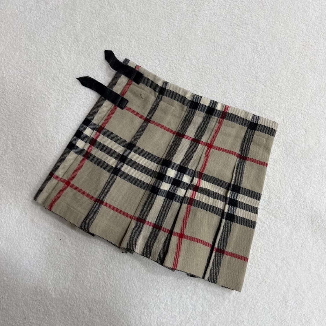 155 버버리 키즈 벨트 체크 스커트 0320T 상품이미지2