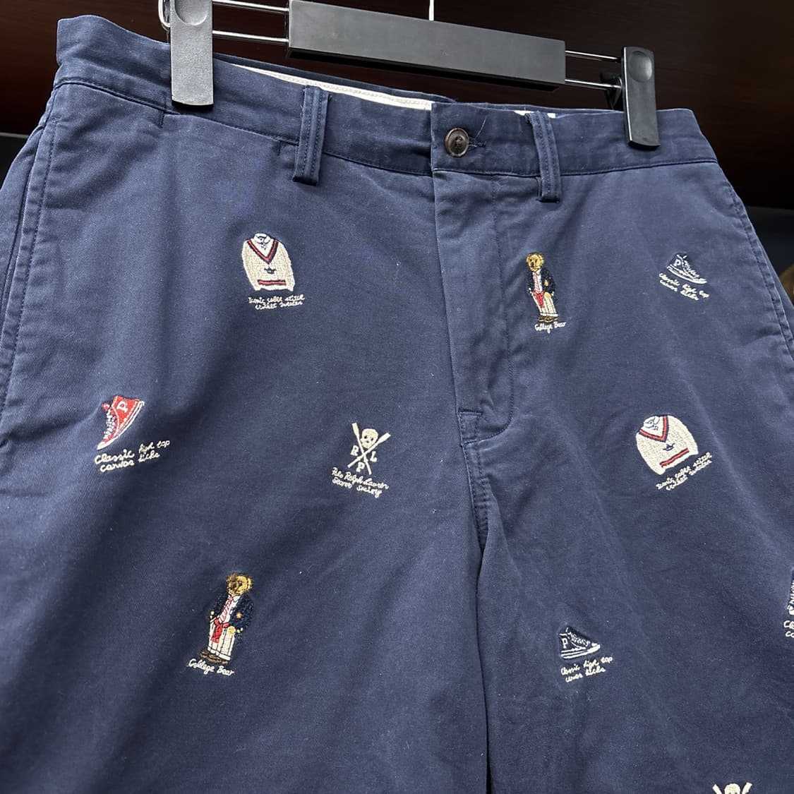 신형라벨 폴로 랄프로렌 프레피 아이콘 엠브로이드 하프팬츠 N1117   상품이미지3