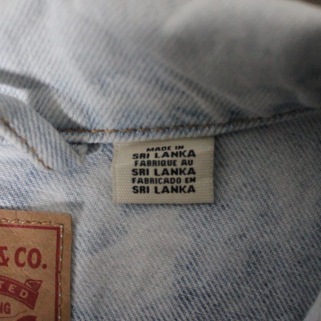 Levi’s 커스텀 플라워 아트 연청 데님 자켓 L017 상품이미지7