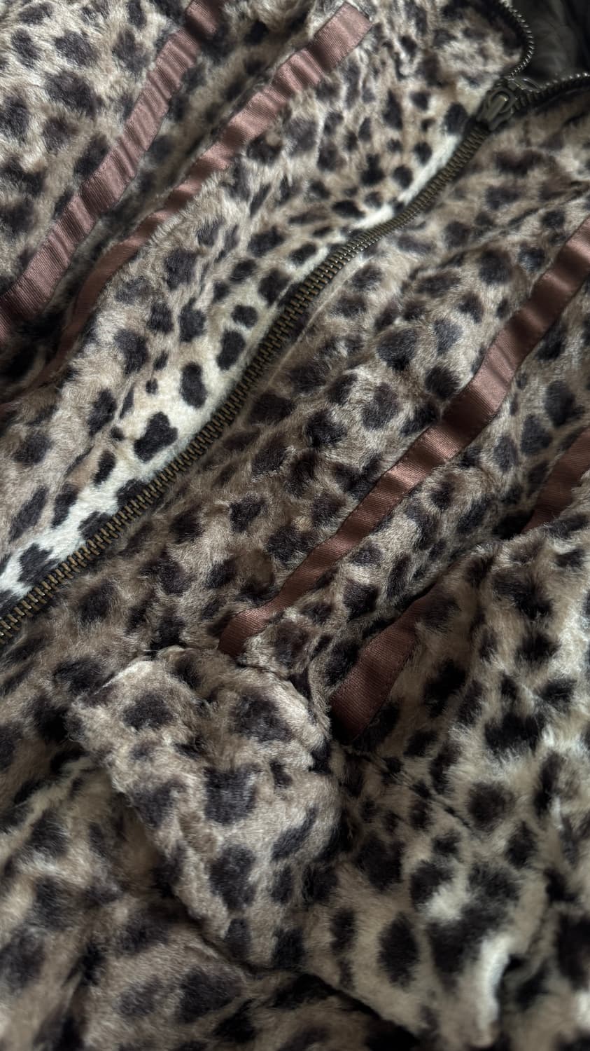 And A 호피 레어파드 집업 상품이미지5