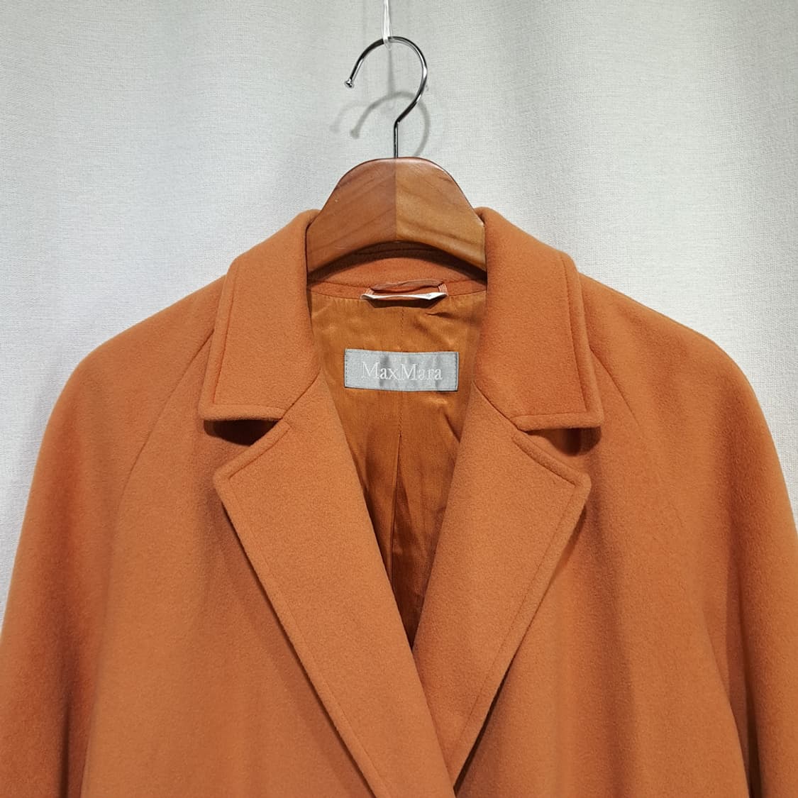 CN981W M 막스마라 소프트브라운 퓨어버진울 롱코트 상품이미지2
