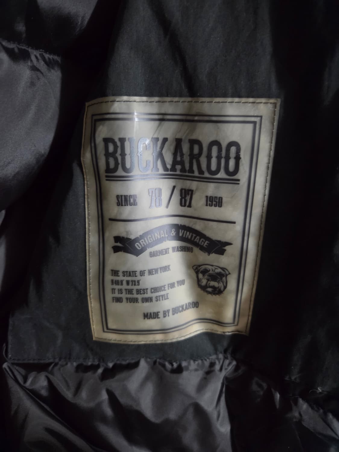 BUCKAROO 남성 롱패딩 L 블랙 상품이미지5