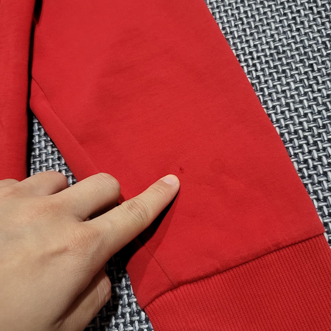 휴고보스 로고 후드티 레드 (M) 상품이미지8