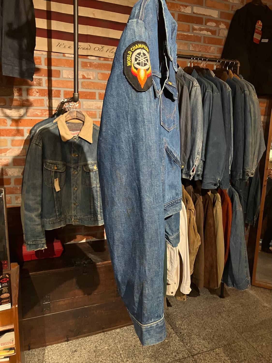 80s USA 빈티지 랭글러 126PW 데님 자켓 상품이미지4