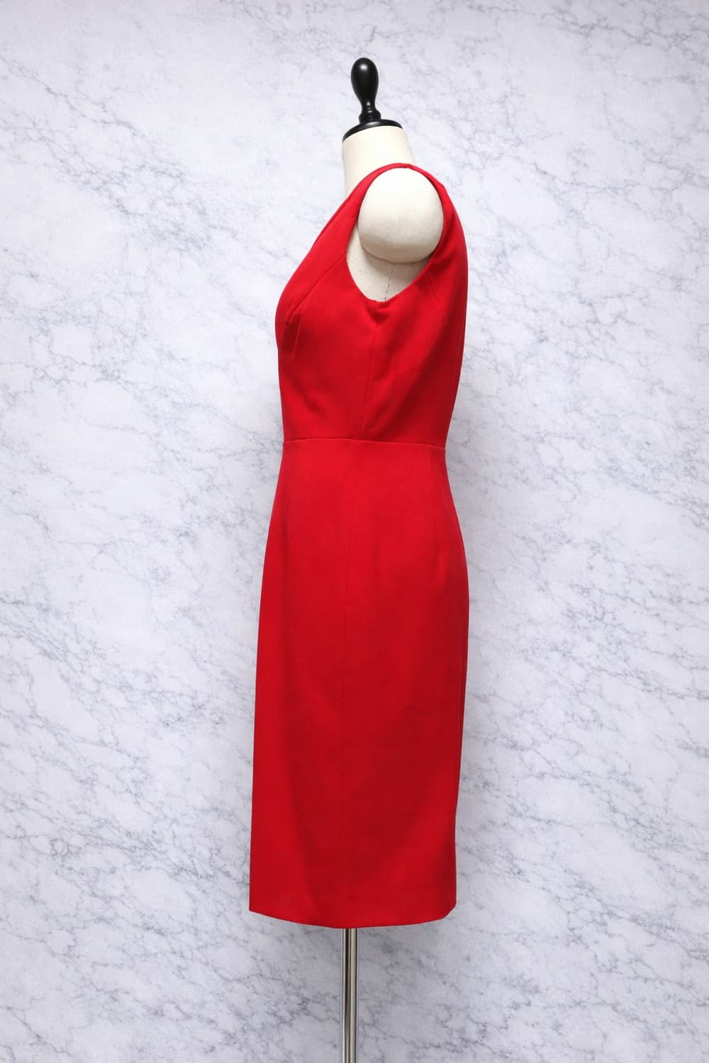 (새상품) 캘빈클라인 레드 슬림핏 원피스 / 택보유 / 하객룩 강추 상품이미지4