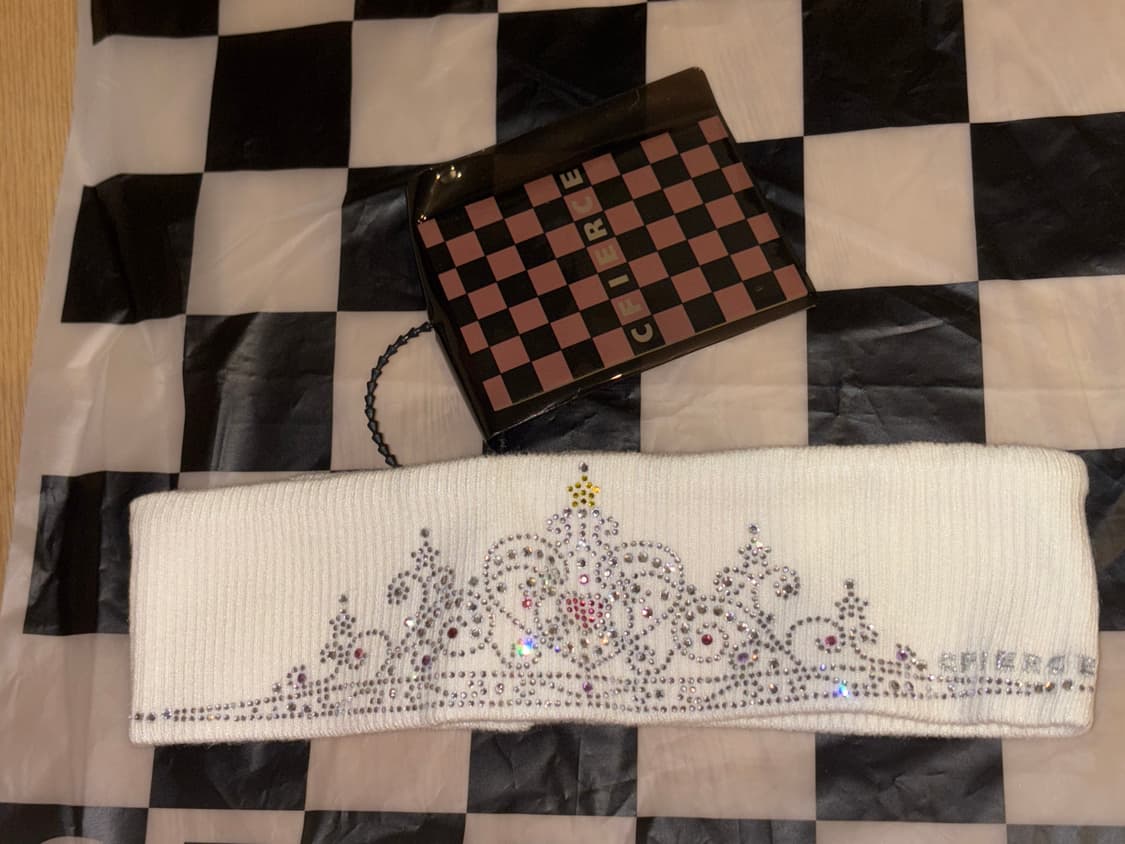 씨피어스 cfierce 크라운헤드 헤어밴드 화이트  상품이미지2