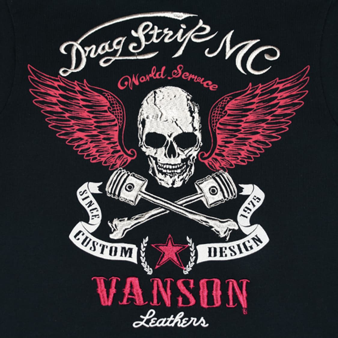 VANSON 스컬윙카라티셔츠 상품이미지7