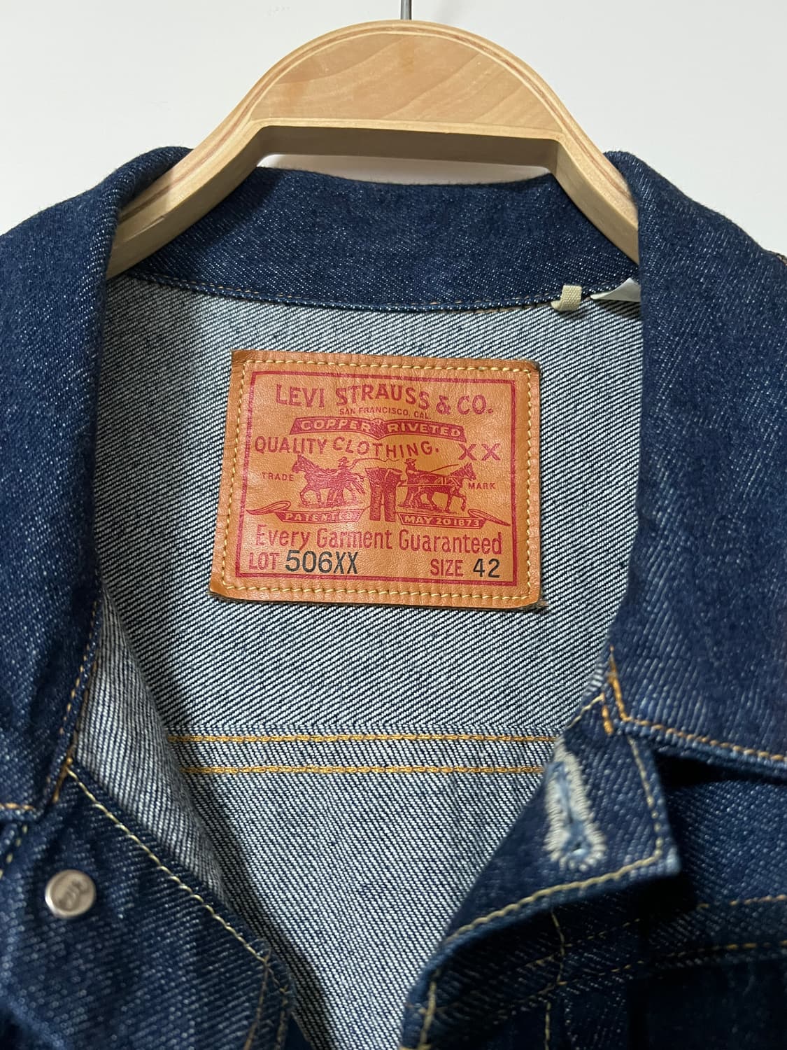 LVC 1936 타입1 데님자켓 상품이미지3