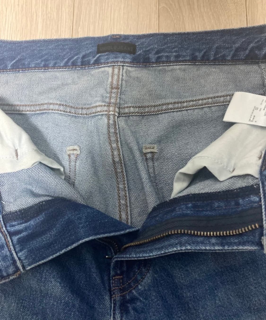 유니클로 와이드 스트레이트진 맨즈 28사이즈 상품이미지3