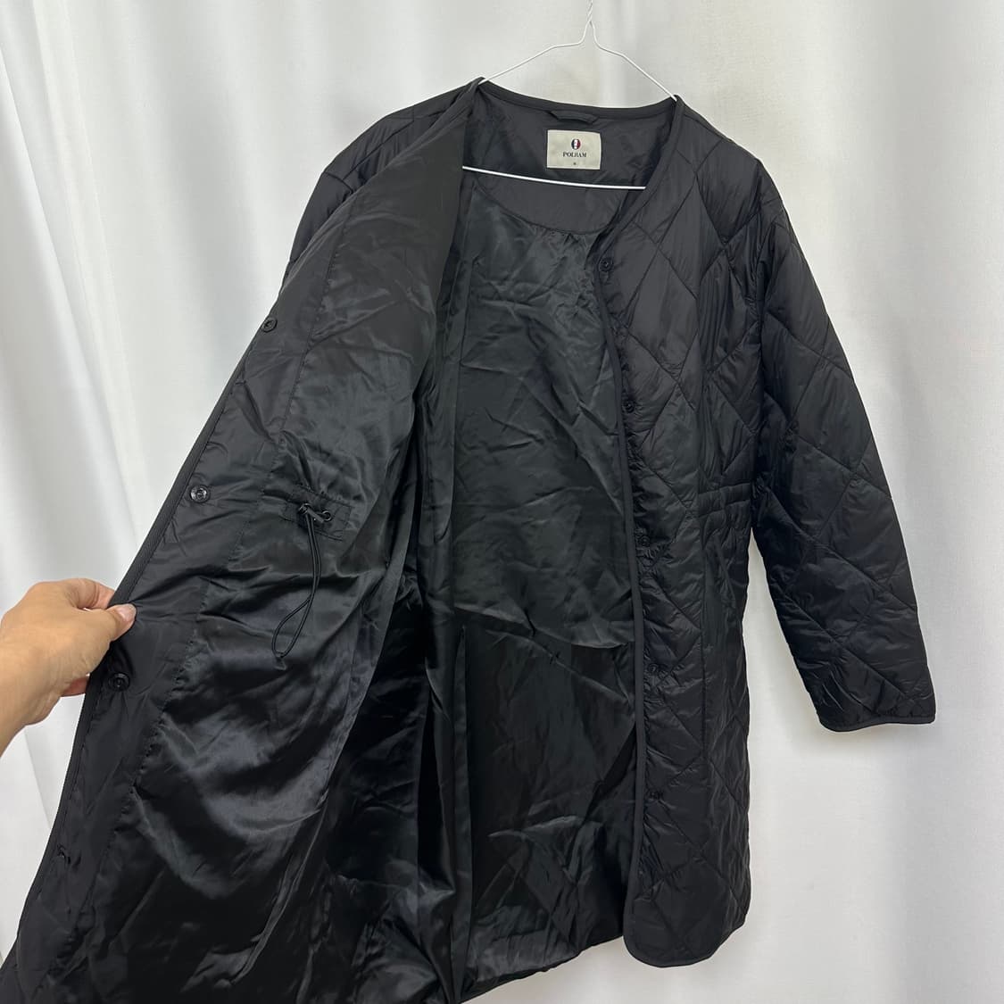   폴햄 여자 경량 패딩자켓 검정 95 M 상품이미지6