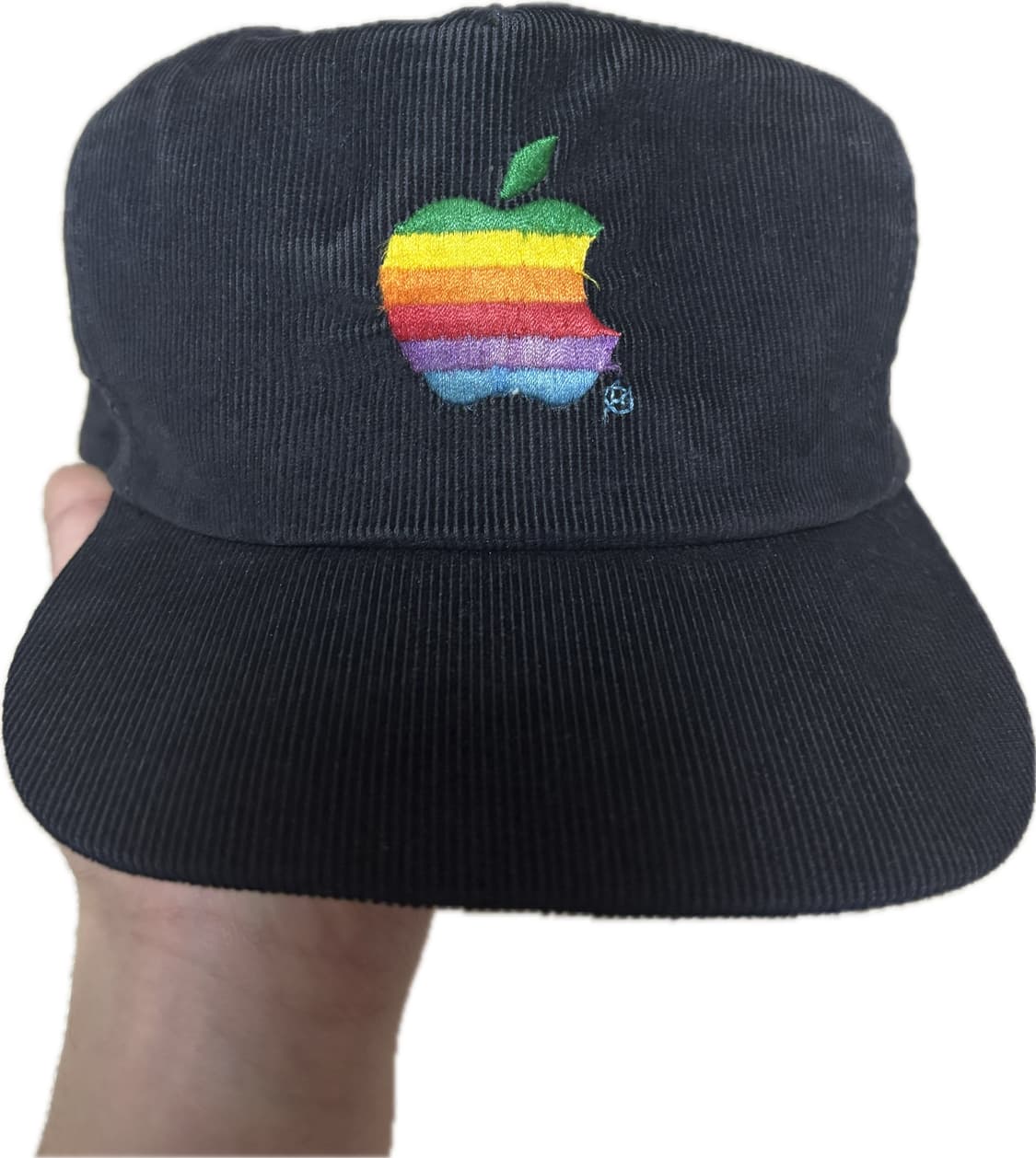 80s 애플 코듀로이 캡 상품이미지1