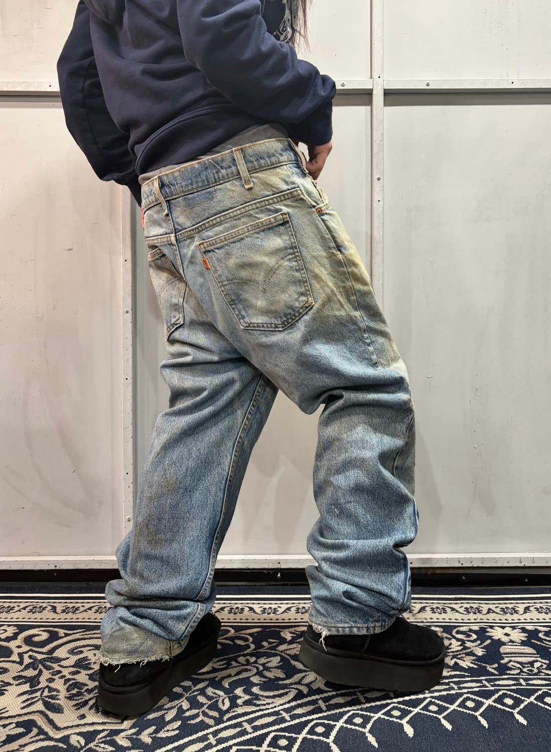 🇺🇸90s LEVIS 505 orange tab denim jeans 상품이미지3