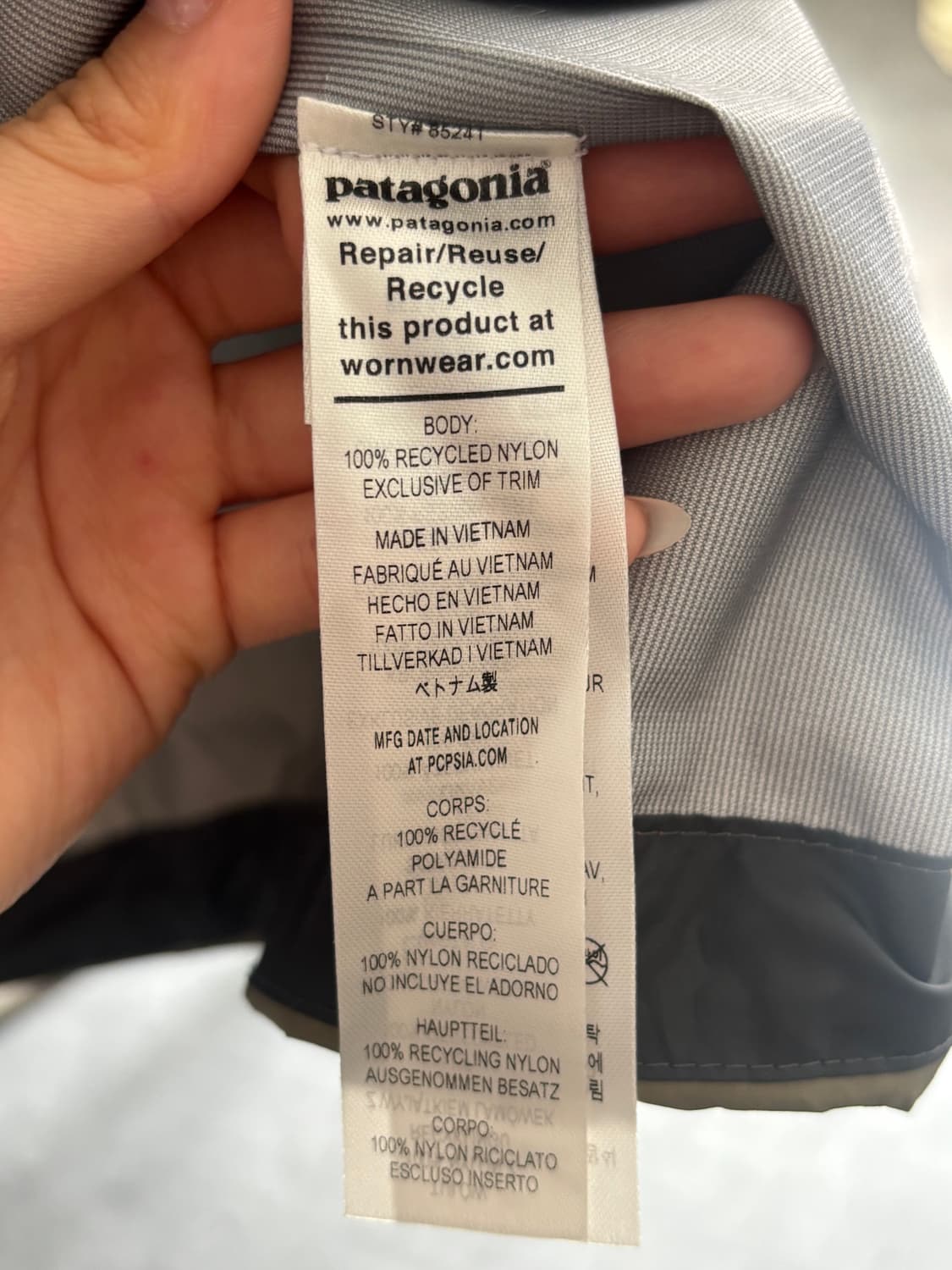 Patagonia 파타고니아 토렌트쉘 3L 세이지 카키 후드 자켓 상품이미지10